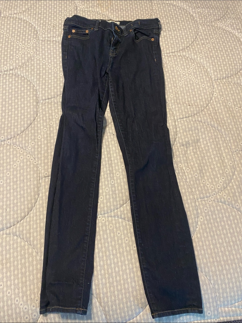 Madewell Dark Indigo Straight-Leg Jeans